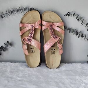 Elegant Pink Embellished Women's Sandals